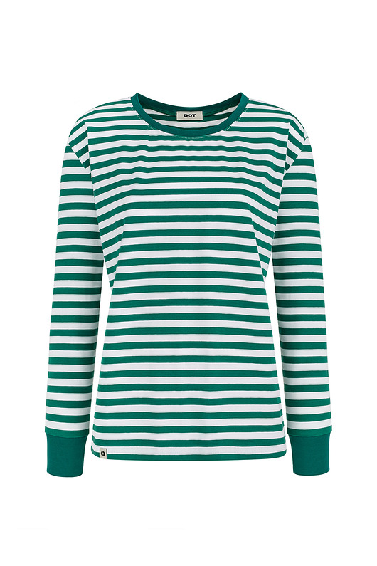 bluzki z długim rękawem damskie Longsleeve STRIPES FOREST