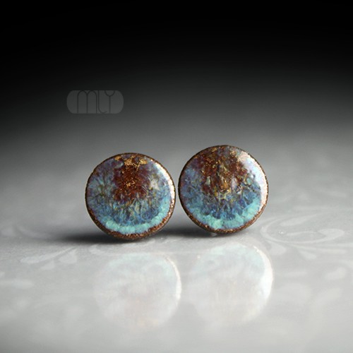 kolczyki ceramiczne Kolczyki ceramiczne Przejrzyste 9mm