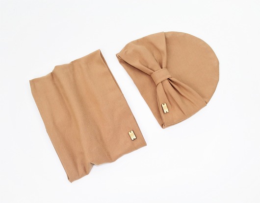 Turban z chusta z podwojnej bawelny Noeli