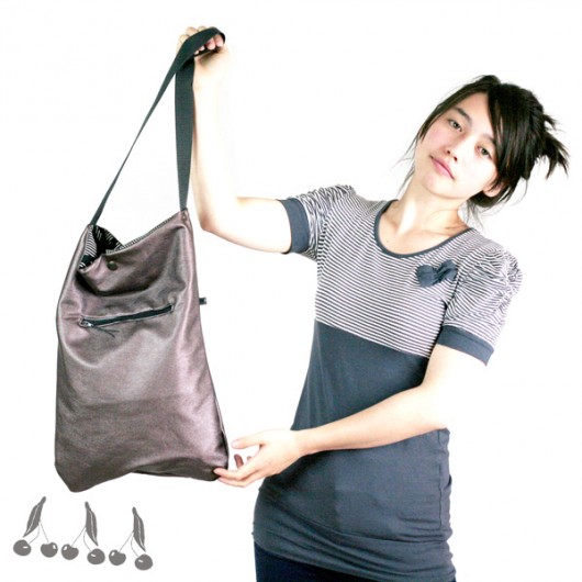 ::: SHOPPING BAG meltalic VLT ::: uniqo