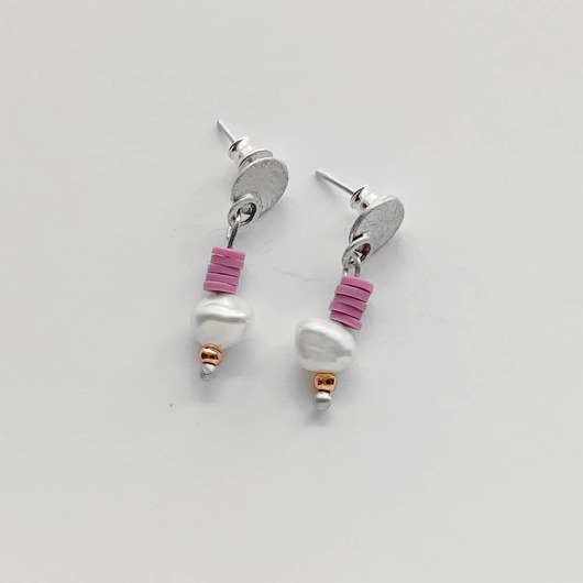 kolczyki z kamieniami Kolczyki OKRĄG