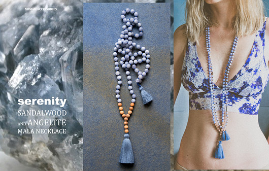 SERENITY MALA naszyjnik ANGELIT drzewo SANDAŁOWE NOMAD ACCESSORIES