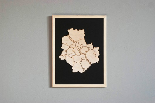 puzzle WARSZAWA magnes Lokalny