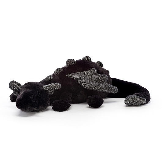 misie i maskotki Maskotka Przytulanka Smok czarny Dexter 26 cm