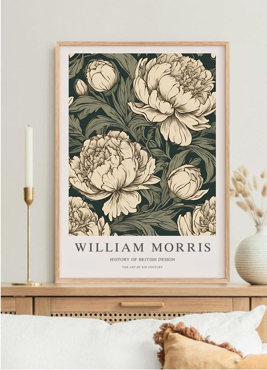 plakaty PLAKAT dekoracyjny , William Morris, wystawowy