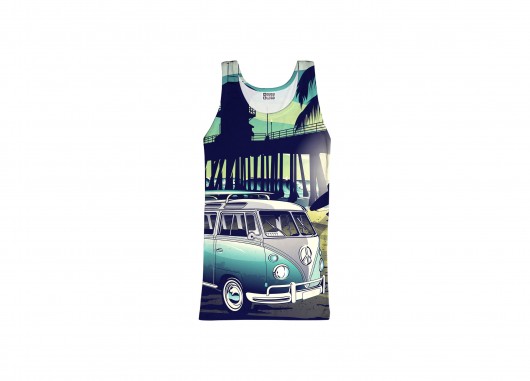 Podkoszulek ze wzorem California Life Mr Gugu Miss Go