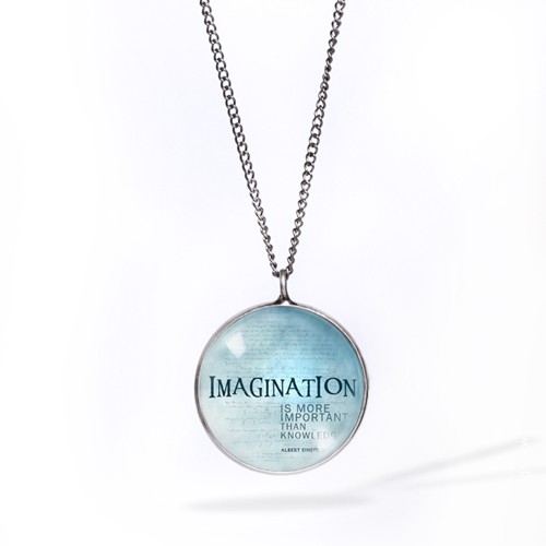 Imagination Blue - naszyjnik simple Makaliboo