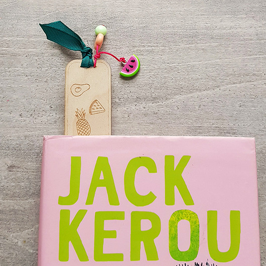 Zakładka do książki na prezent dla dziecka fimo Lemon Lovely