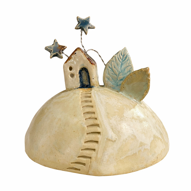 figurki i rzeźby Domek ceramiczny