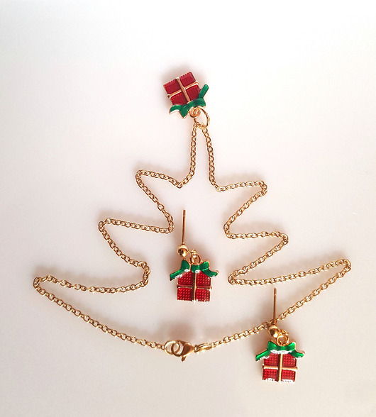 komplet biżuterii Komplet Christmas Gift