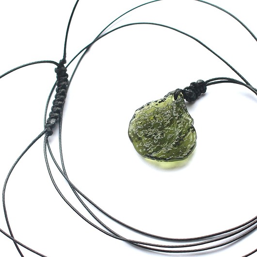 biżuteria męska Mołdawit - akceleracja potencjału długi ok.100 cm