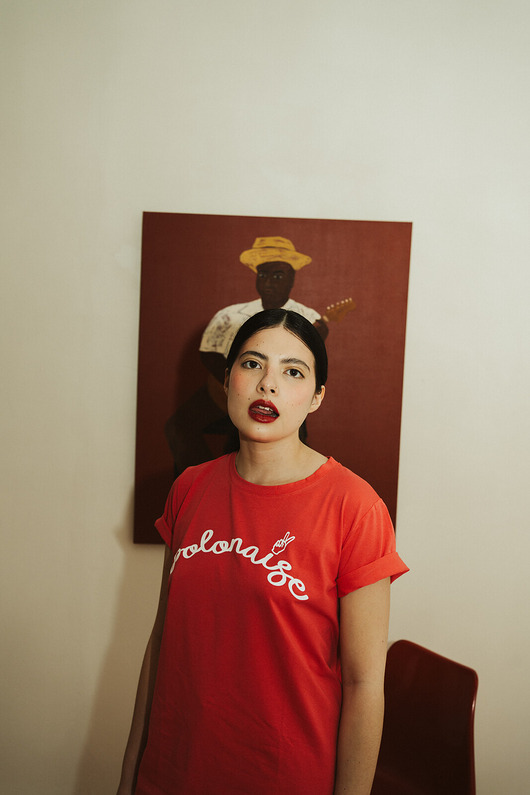 t-shirt damskie Koszulka Polonaise - czerwona
