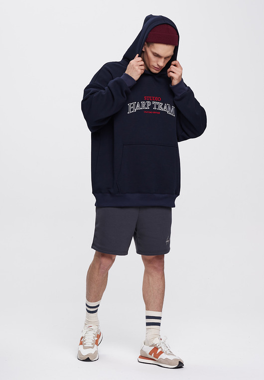 bluzy męskie Bluza HUGE Navy męska