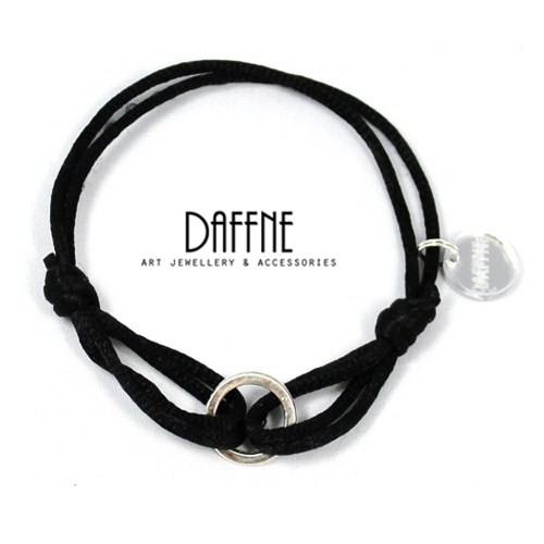 Bransoletka Black Satin by Daffne LOVINA PRINTS