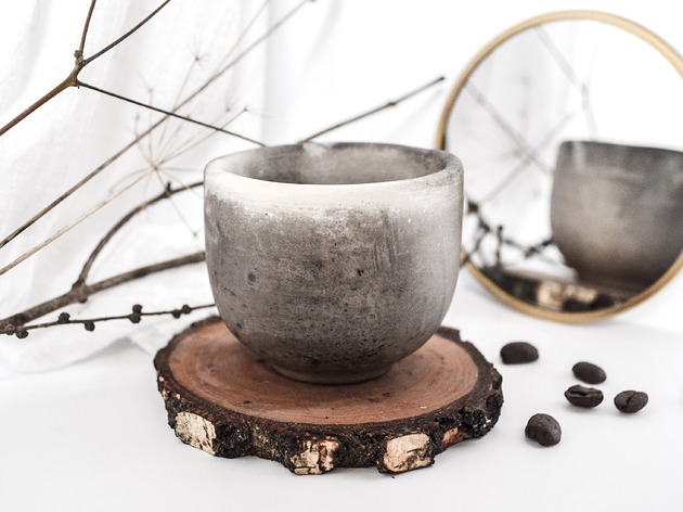 filiżanki Ceramiczna unikatowa, rustykalna  Czarka / Filiżanka do espresso 120 ml