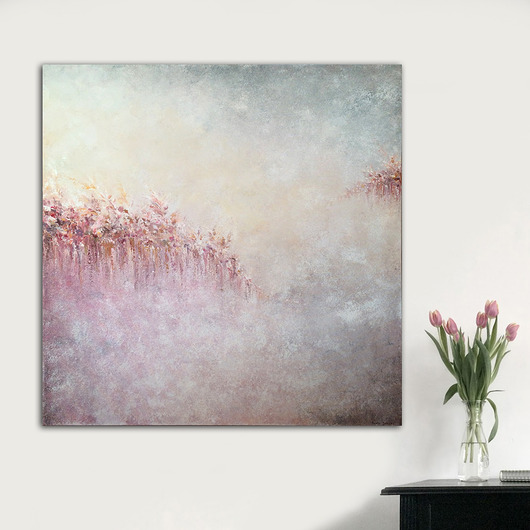 Płótno 100x100 cm, obraz farbami akrylowymi Beata Jarecka