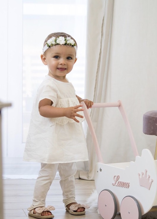 Filipola  Wianek na chrzest - opaska dla dzieci FILIPOLA