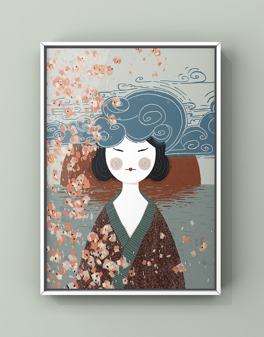 plakaty Plakat Kokeshi