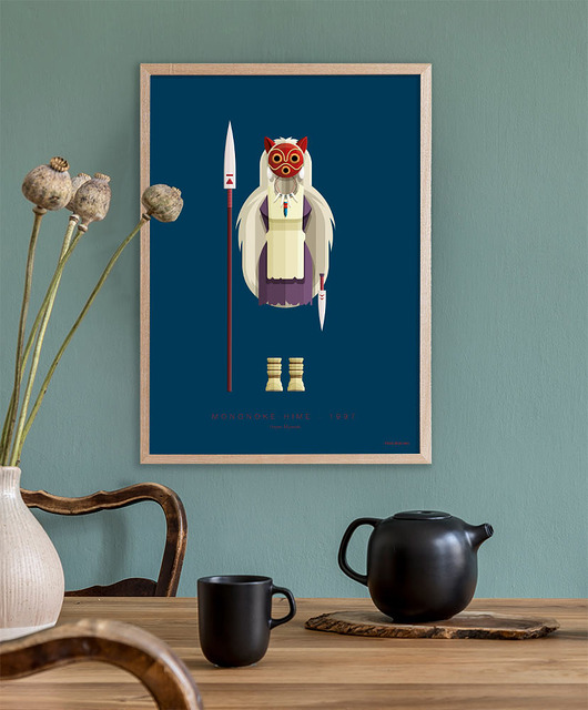 plakaty Plakat Księżniczka Mononoke - anime Ghibli