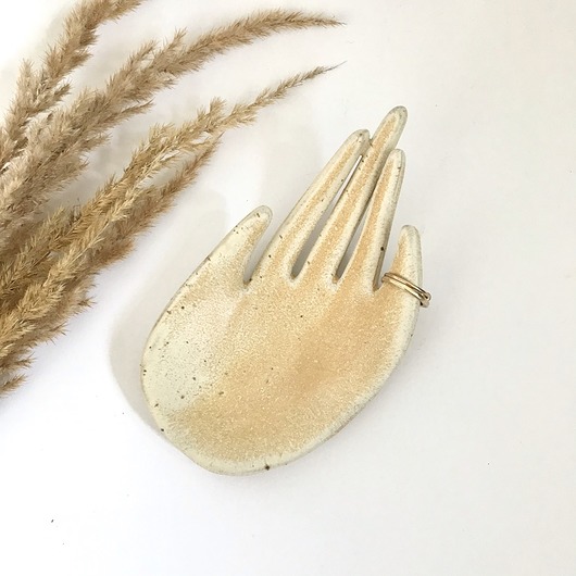 Ceramiczna Dłoń Kremówka Maison Fragile