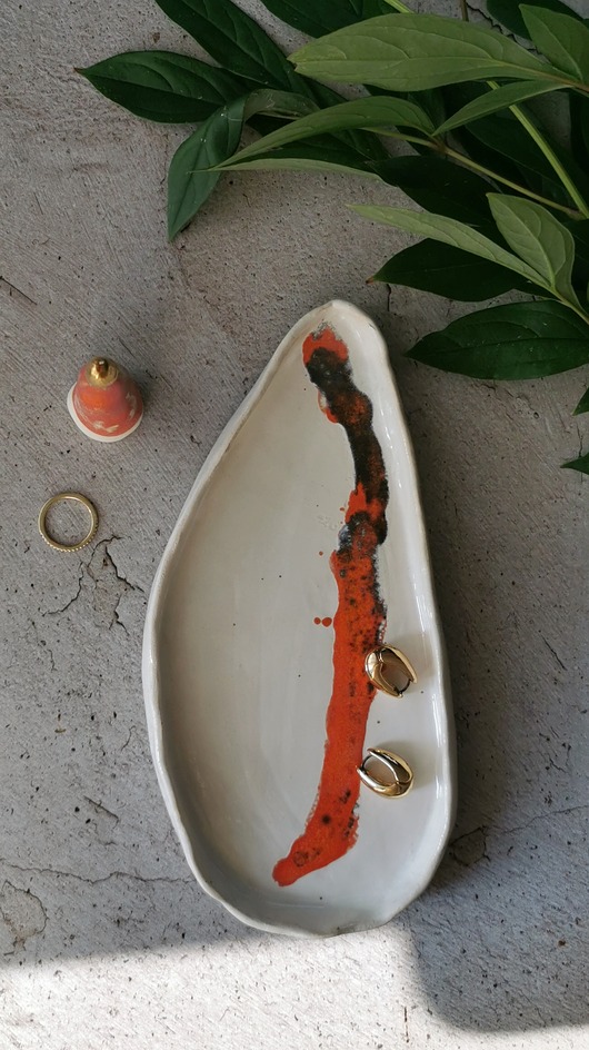 pojemniki na biżuterię Ceramiczny zestaw na biżuterię