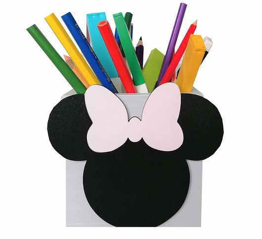 pojemniki na zabawki Przybornik na kredki-Minnie- OMM03