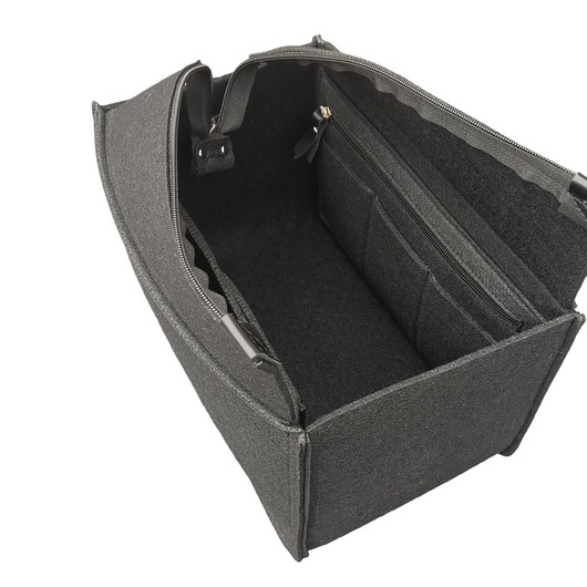 pokrowce i etui - organizery Czarny Organizer do torebki typu shopperka - na zamek