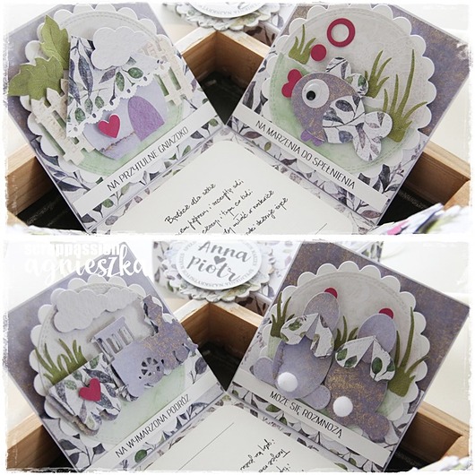 kartki scrapbooking Prezent z k(L)asą ;)