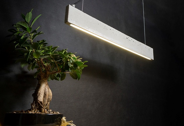 Lampa betonowa Slim Cube 100cm 12V BeautyOfConcrete