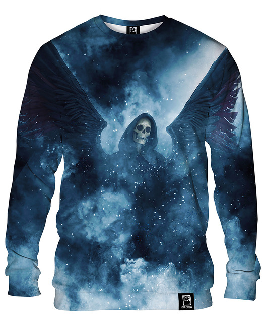 bluzy męskie Bluza Bez Kaptura Męska DR.CROW Angel of Death