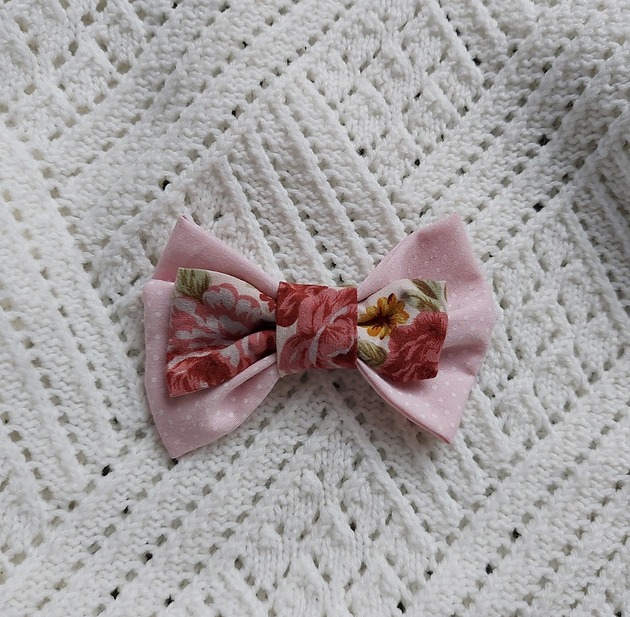 broszki Broszka kokardka w romantycznym stylu