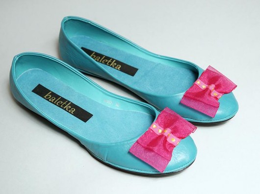 Flashy ribbon baletka