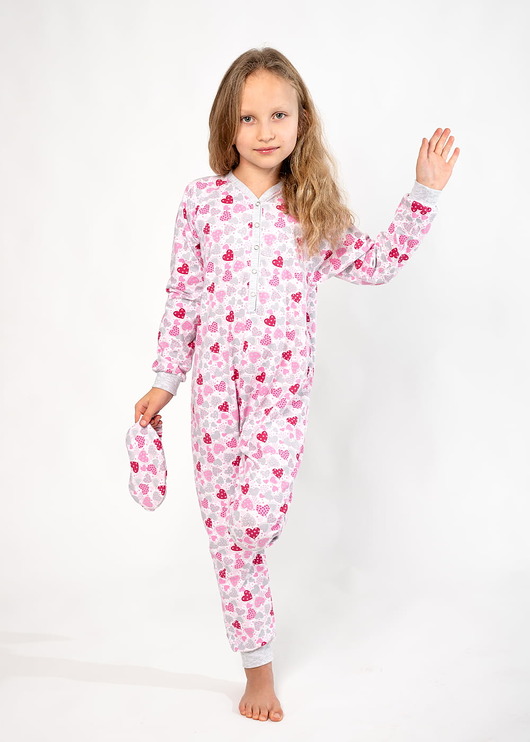bielizna i piżamy dla dziewczynki Kombinezon Kiddy Love + Maseczka Experience