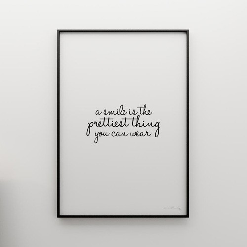 PRETTIEST THING...  - grafika 70x50 MINIMALLIVING