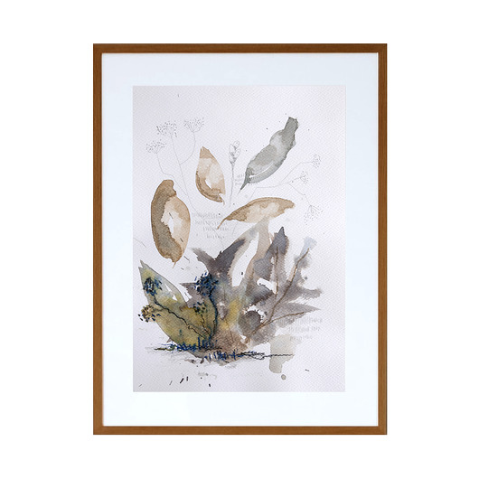grafiki i ilustracje ORYGINAŁ. Akwarelowy ogród 9 - 30x20cm