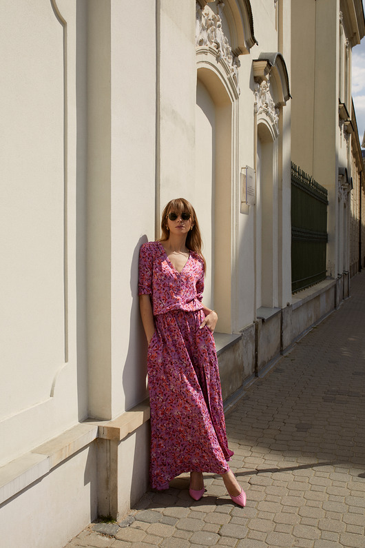 sukienki maxi damskie Sukienka Kylie Lilac