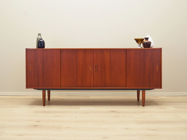 komody i szafki Sideboard tekowy, duński design, lata 70, produkcja: Dania