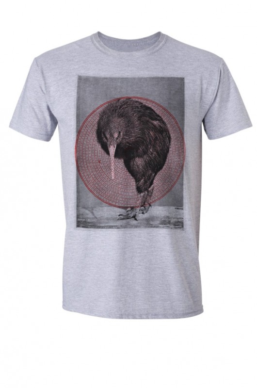 CIRCLE - Koszulka Męska T-shirt SZARY GAU great as You