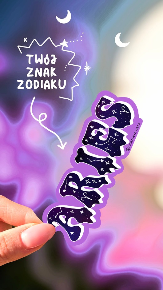 naklejki i wlepy Naklejka - Zodiak - Aries 