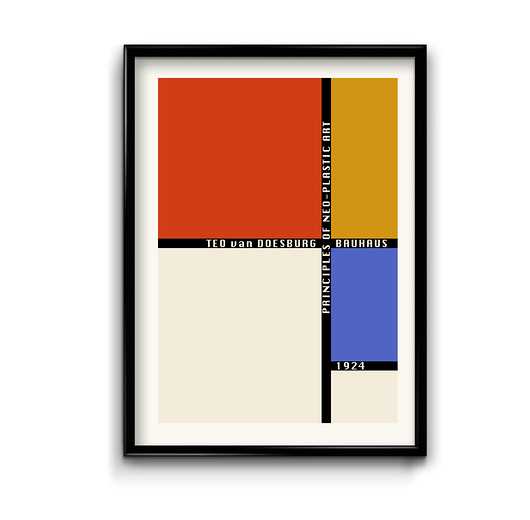 plakaty Plakat Bauhaus Neo Plastic Art