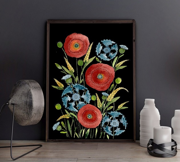plakaty Plakat Maki i chabry