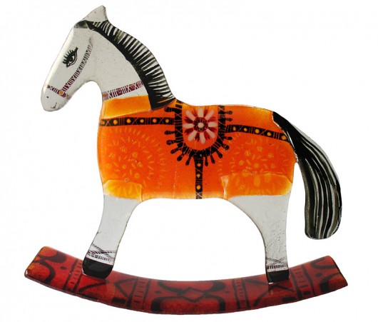 konik na biegunach IMBIROWY Borowska Glass Design