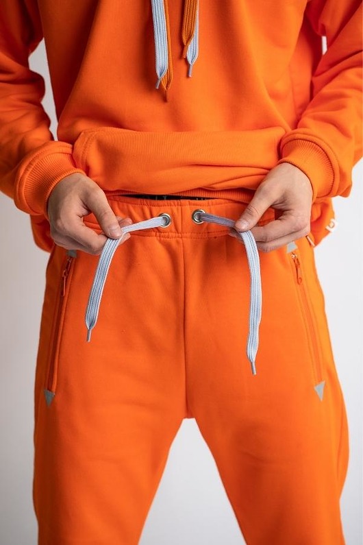 spodnie męskie Męskie spodnie dresowe z kieszeniami na zamek REALWEAR