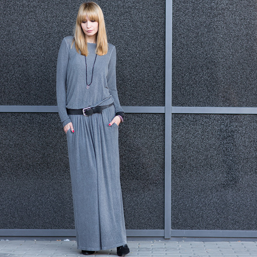 sukienka maxi z dzianiny wiskozowej Candy Floss clothes