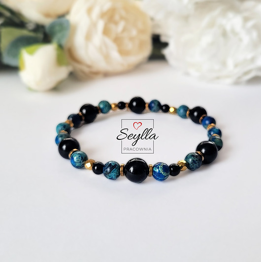 bransoletki z kamieni naturalnych Dobre samopoczucie- Elegancka bransoletka z Jaspisem