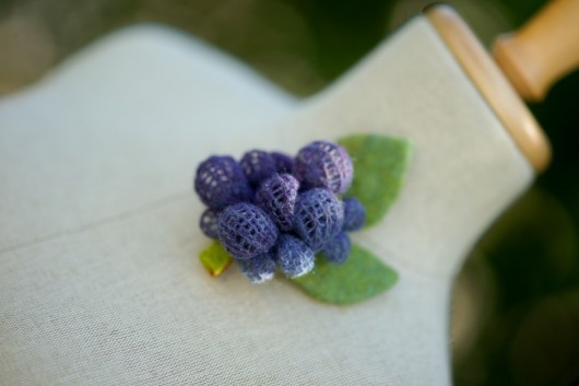 Brosza " Vine " HERBE DESIGN