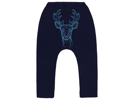 Spodnie typu baggy Deer Navy nonino
