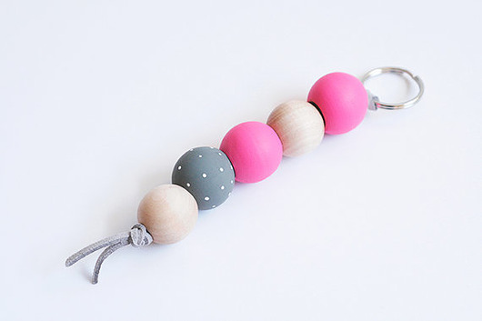 Brelok do kluczy kule Little Wood Bunny