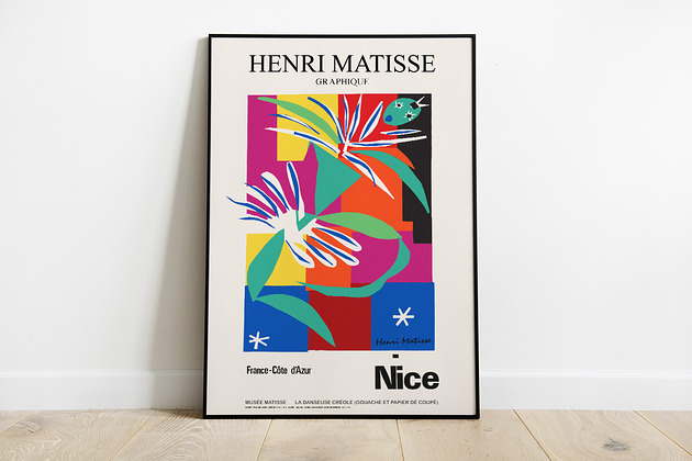 Henri Matisse, grafika modern, inspiracja Pas De LArt