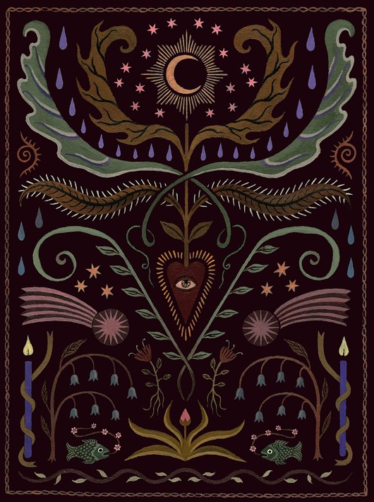 grafiki i ilustracje Blooming Heart